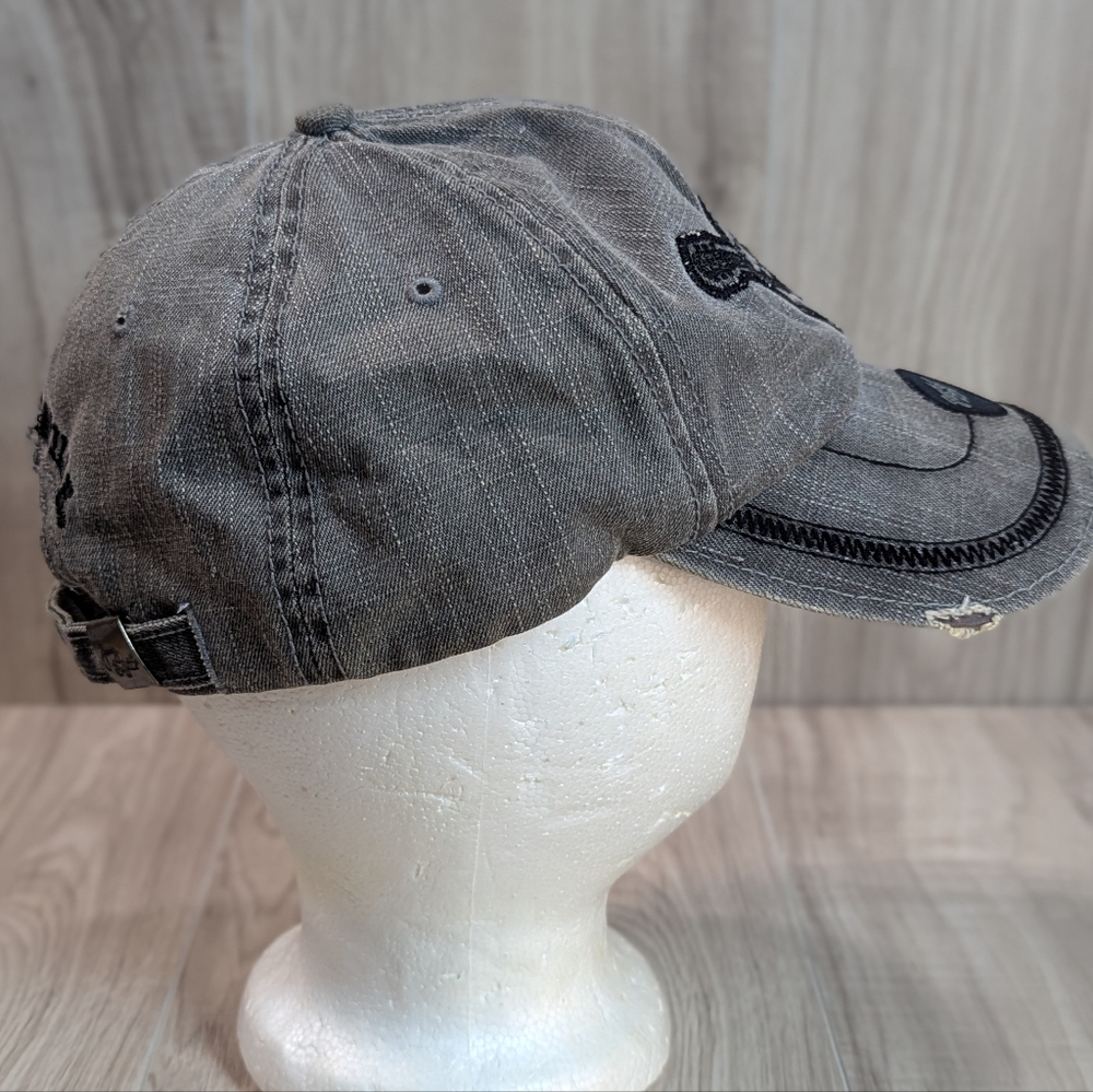 Jimmy Buffetts Margaritaville Hat Distressed "Live Life Like A Song" Gray/Blk - Picture 4 of 8